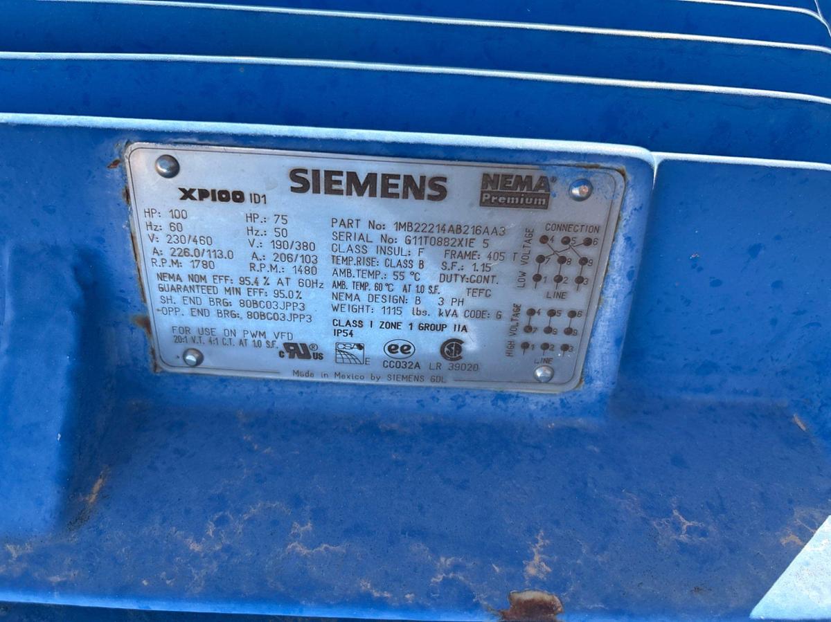 Used 48’ x 104” x 11’ 300BBL mud mixing system, skidded