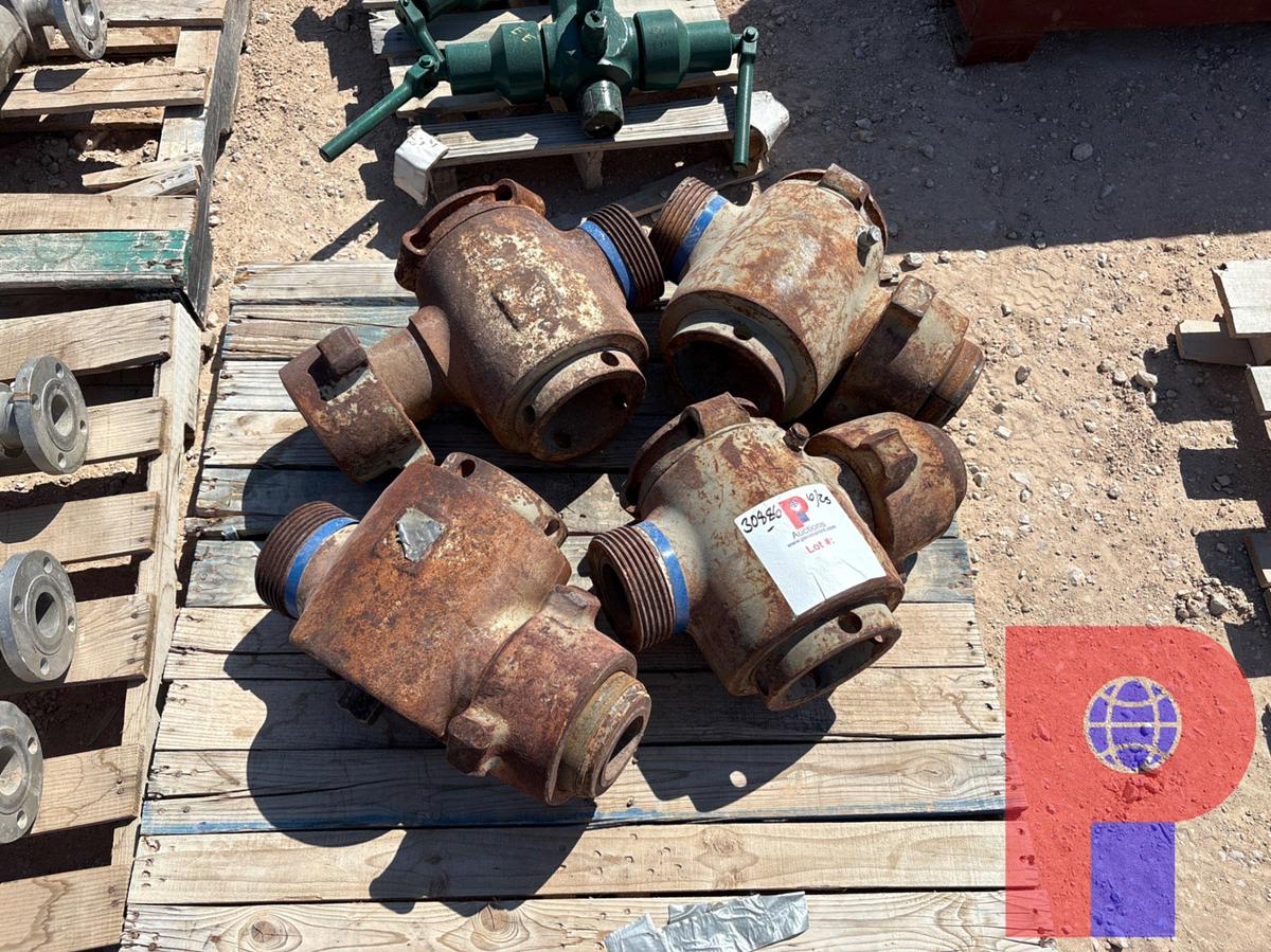 Used (4) 3” DC15 PLUG VALVES