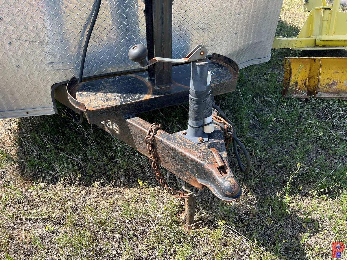 Used 2015 INTERSTATE MFG. 16' T/A ENCLOSED BUMPER PULL CREW TRAILER