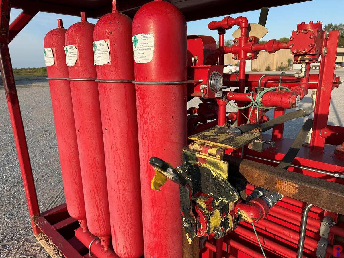 Used 2011 CAD 4-STATION 40 GAL. 3K WP ACCUMULATOR CLOSING UNIT