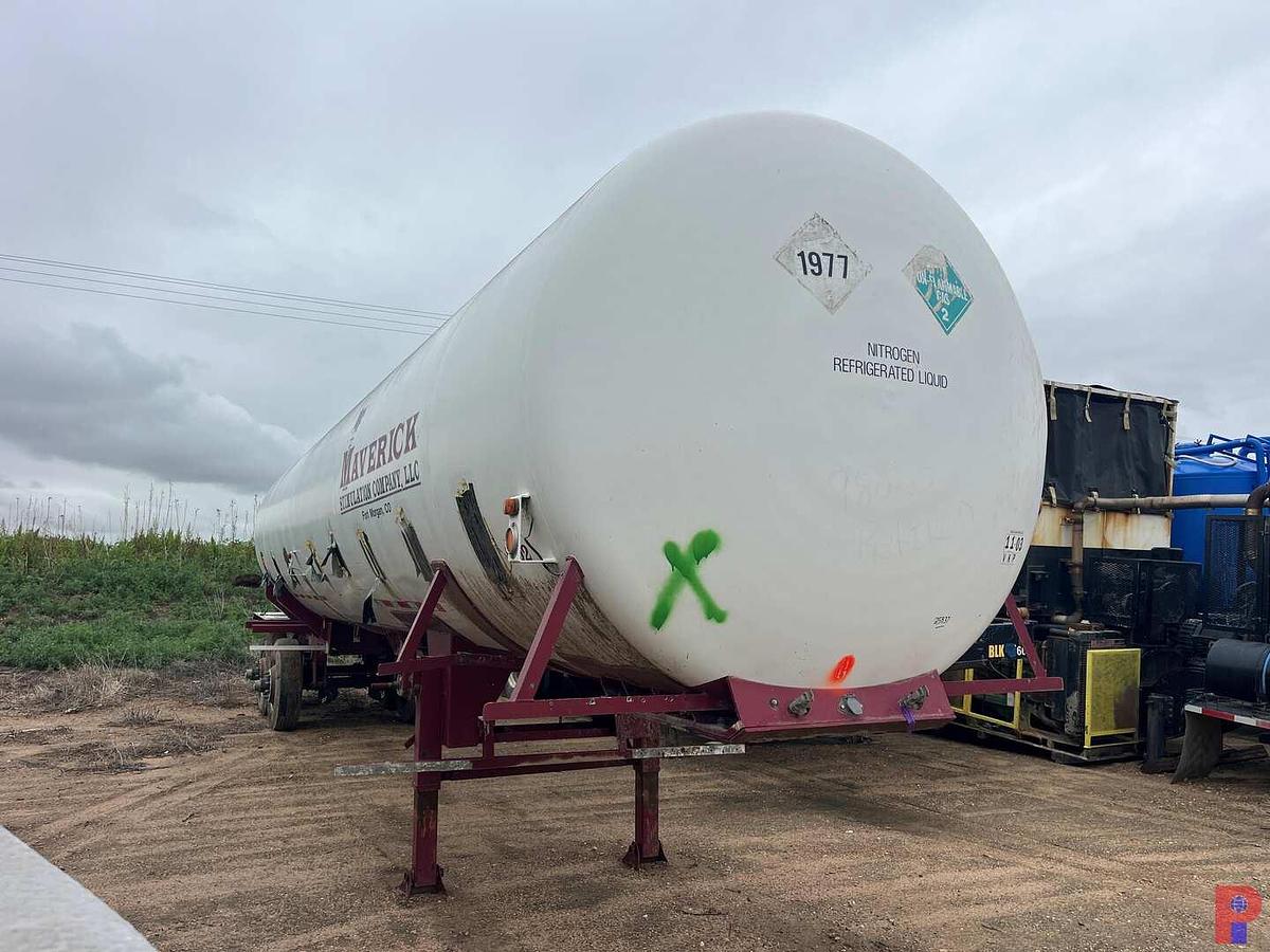 Used 1965 HOFMAN NITROGEN TRANSPORT TRAILER (DAMAGED)