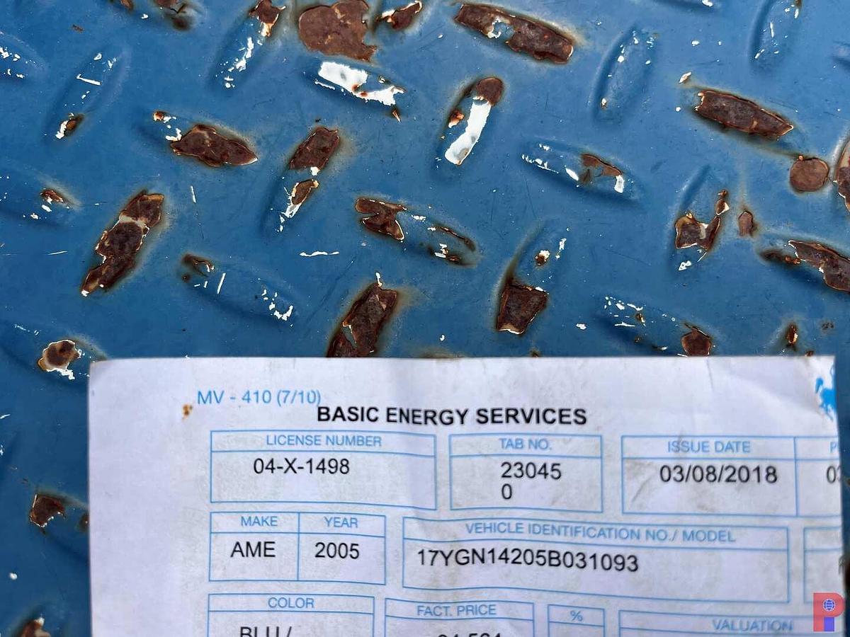 Used 2005 NOV BOWEN S-85 TON TRAILER MTD. POWER SWIVEL