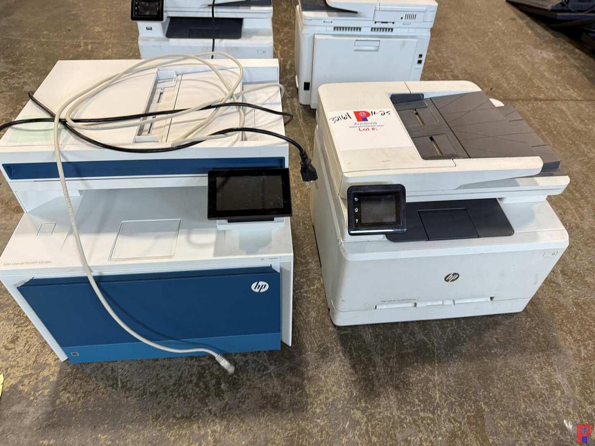 Used (1) HP 4301FDW, & (3) M281FDW, PRO M281FDW, PRINTERS