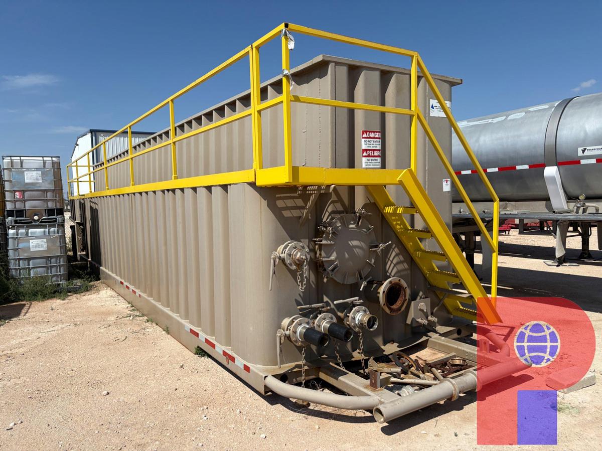 Used 42’L X 8.5’W X 9.5’H S/A OPEN TOP FRAC TANK