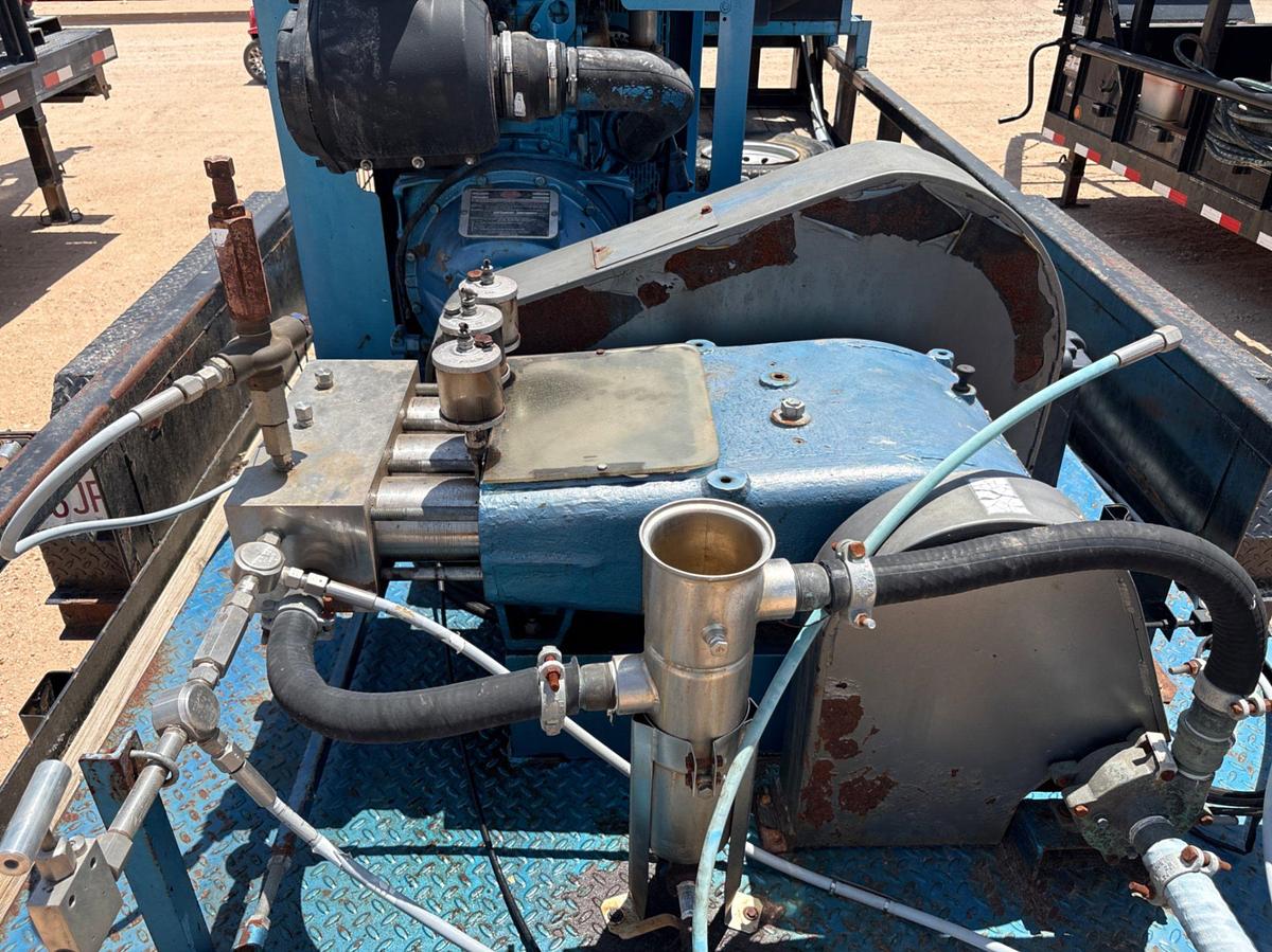 Used 2011 RELIABLE PUMPS T/A GOOSENECK 15K HYDROSTATIC TEST TRAILER