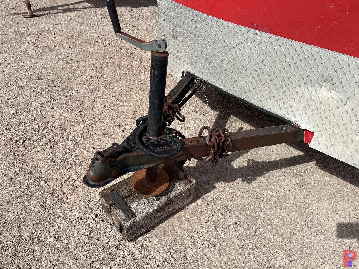 Used 1996 HAULMARK 10’6”L X 5’W SINGLE AXLE BUMPER PULL ENCLOSED TRAILER