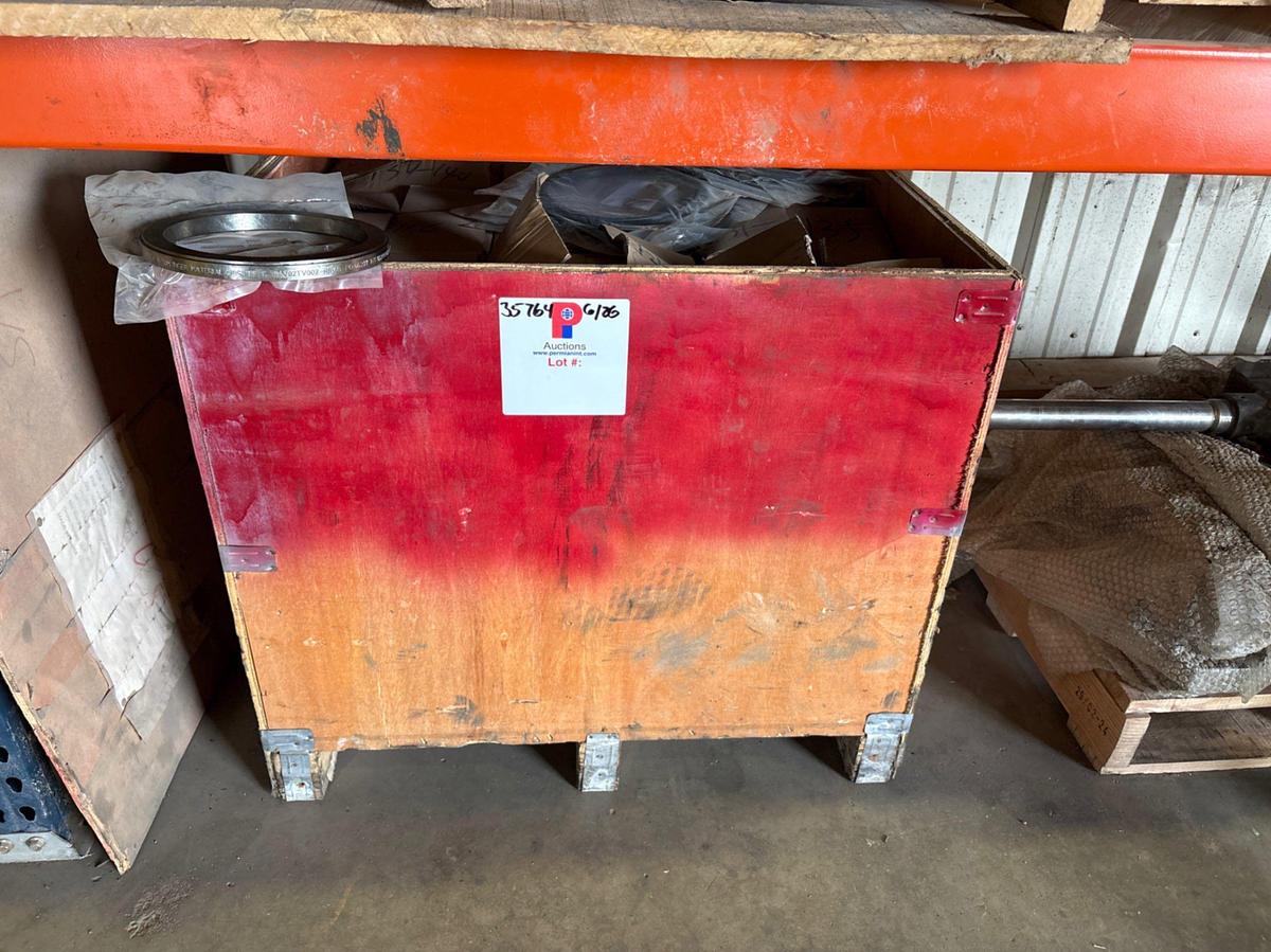 Used Crate of new in box 7-1/16” 10K valve seats & rubber seals