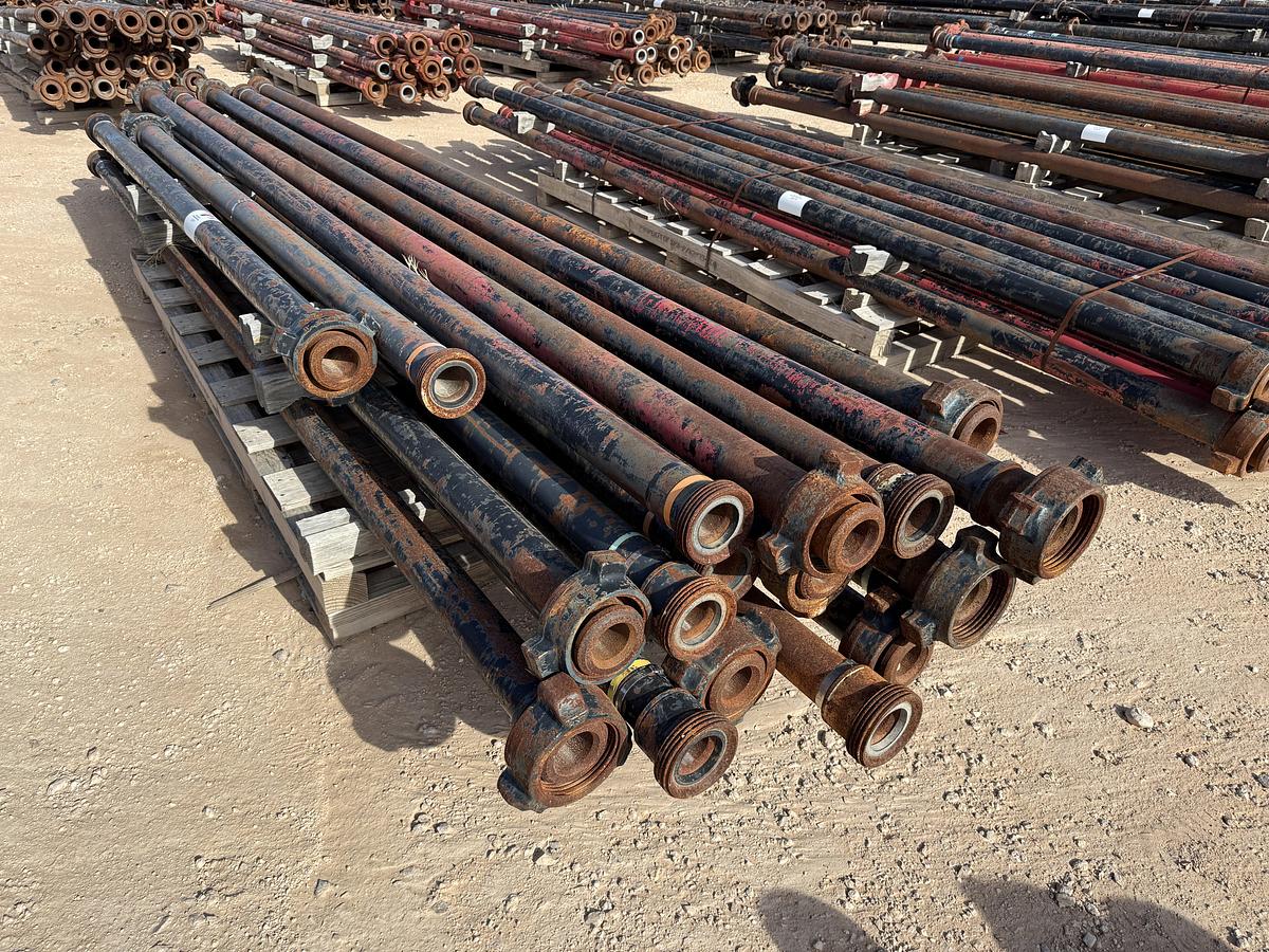 Used (16 X $) (14) 3” DIA X 15’L & (2) 10'L FIG 1502 15K WP FLOW IRON