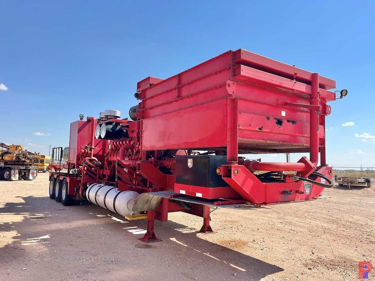 Used 2011 BLACKSTONE TRAILER MFG 3-AXLE FRAC PUMP TRAILER