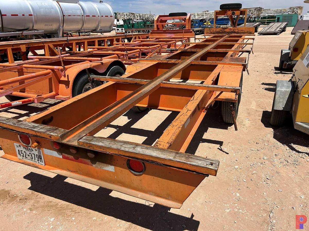 Used 2000 SHOP 30’ X 78” T/A GOOSENECK PIPE TRAILER