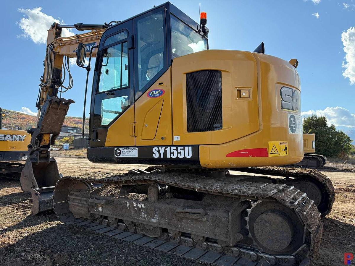 Used 2022 SANY SY155U CRAWLER EXCAVATOR