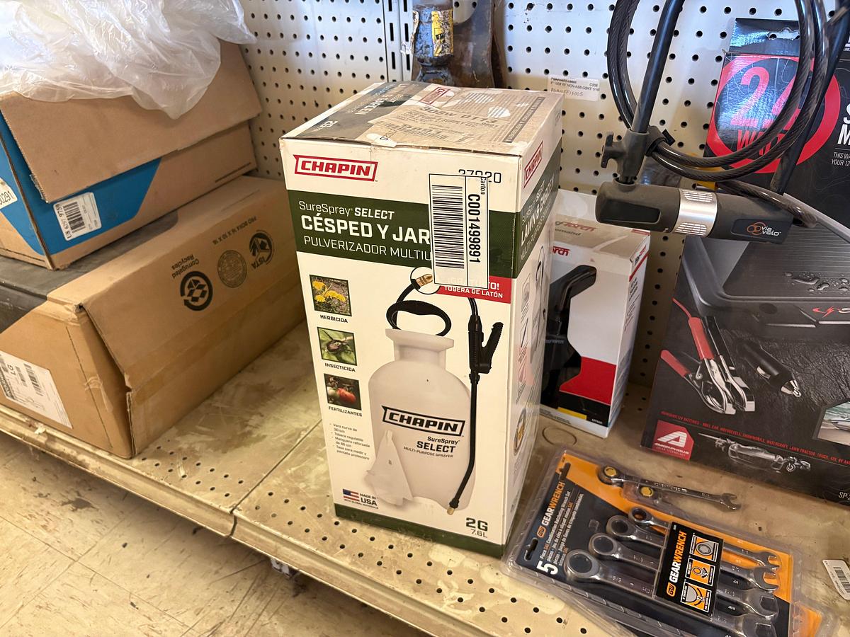 Used Hardware Contents of store shelf section