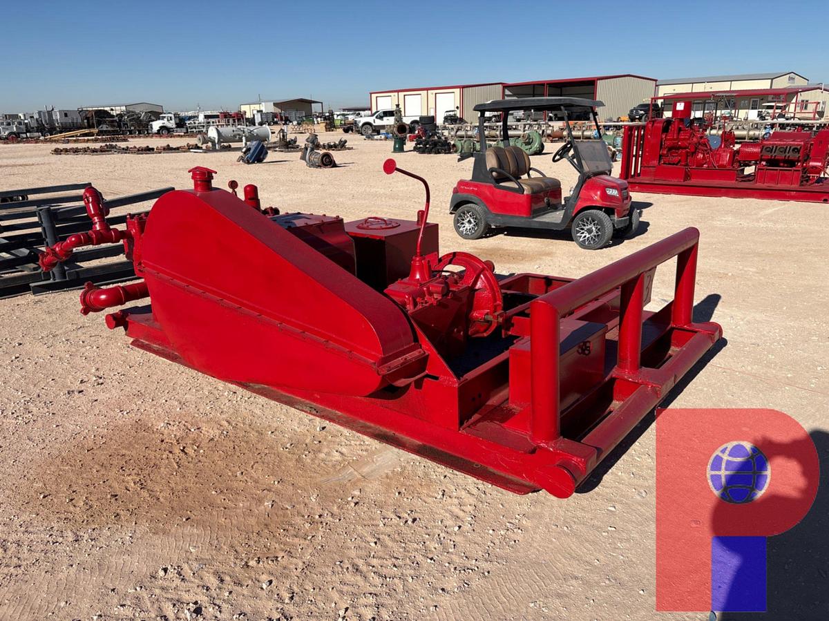 Used GARDNER DENVER 1PE-172 TRIPLEX PUMP, SKIDDED