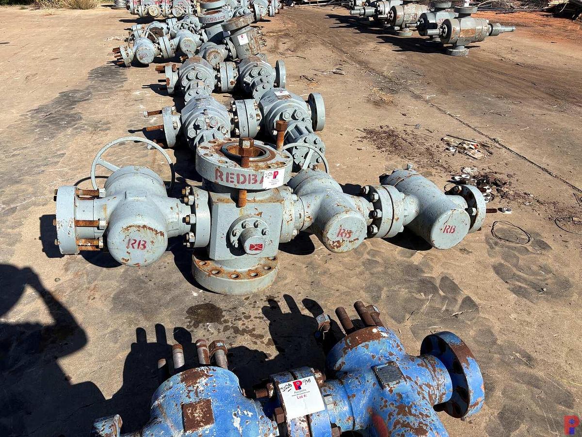 Used 7-1/16” FLUID CROSS W/ (3) 4-1/16” 10K GATE VALVES