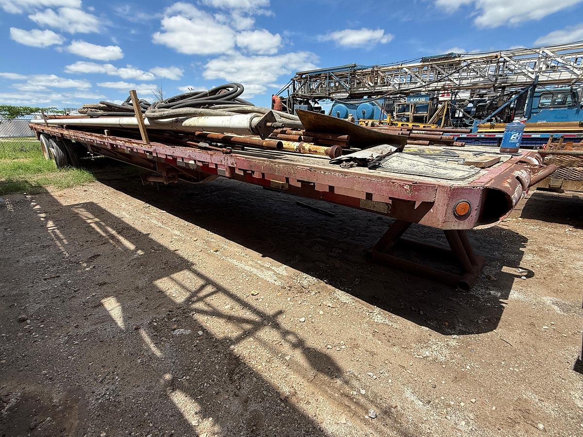 Used 2011 VIKING 42’ X 102” T/A  OILFIELD FLOAT FLATBED TRAILER