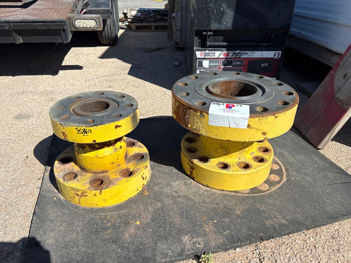 Used 7-1/16” 15m x 7-1/16” 10m x 14” & 4” x 5” x 13” spacer spools