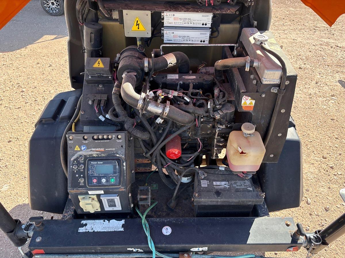 Used 2017 GENERAC MOBILE PRODUCTS MLT6SMDS 6KW S/A BUMPER PULL LIGHT TOWER