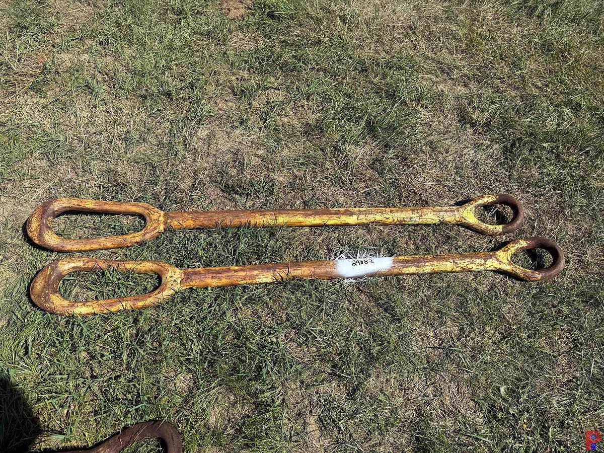 Used (2) 1-3/4” X 72” ELEVATOR LINKS