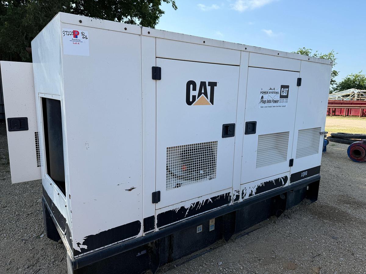 Used CATERPILLAR QX60 60-KW GENERATOR SET P/B PERKINS