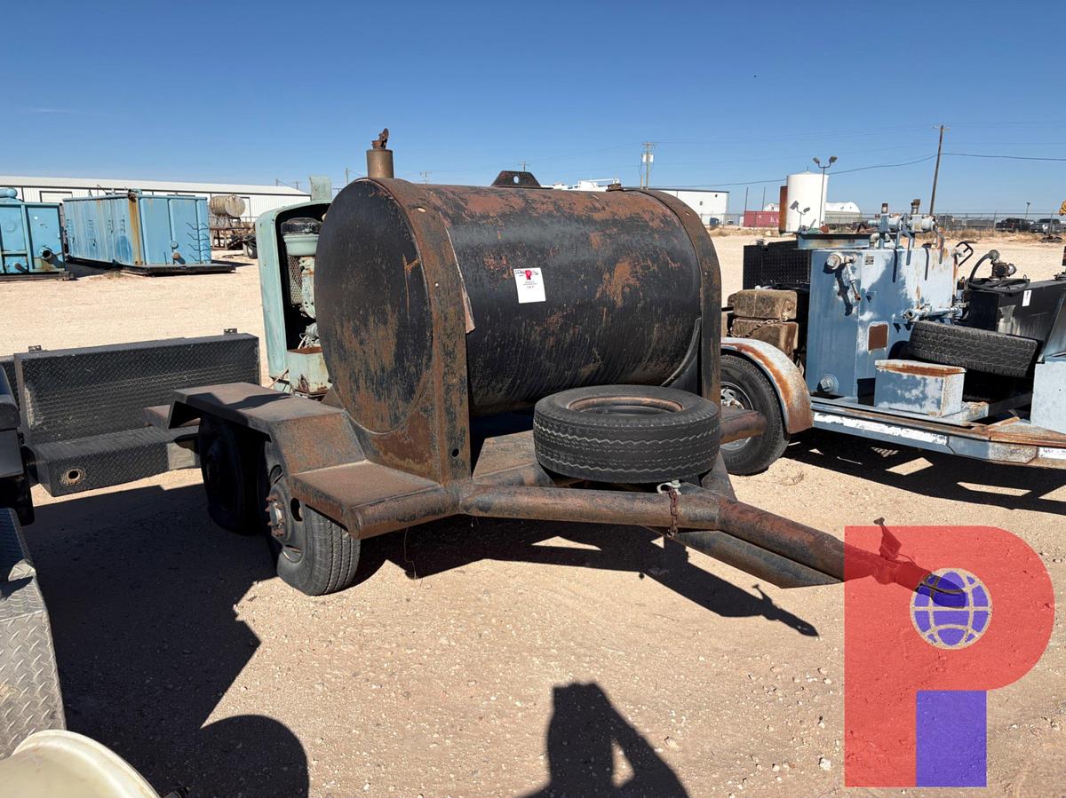 Used 30KW ELECTRIC GENERATOR MTD ON SHOPBUILT T/A BUMPER PULL TRAILER