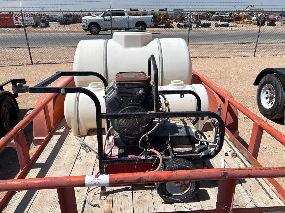 Used 2011 BIG TEX 12’ X 6.5’ T/A BUMPER PULL PRESSURE WASH TRAILER