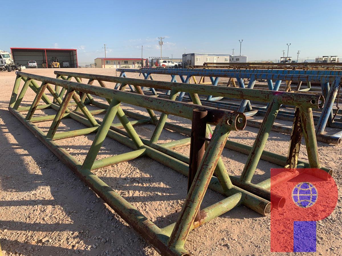Used (2X$) 30’ X 42” TRIANGLE PIPE RACKS