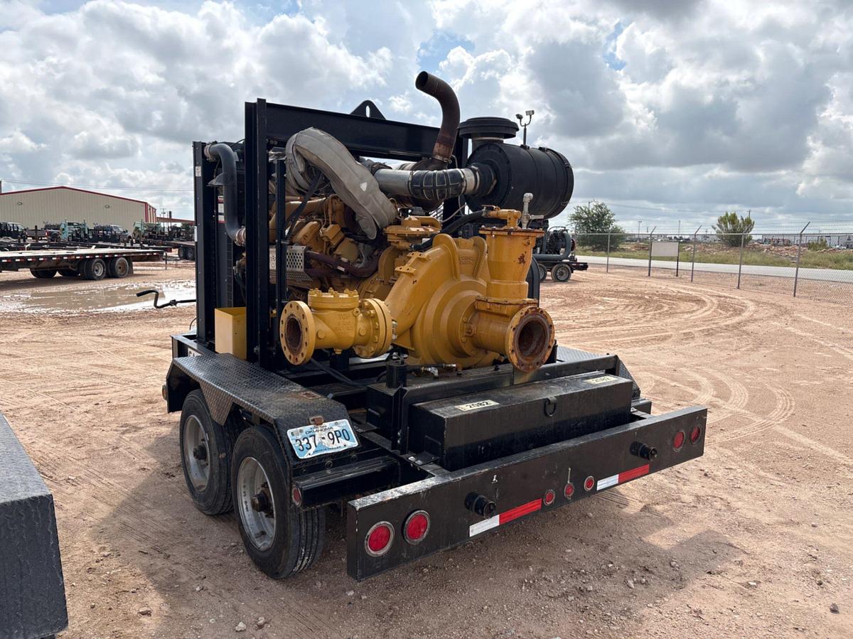Used Cornell D6875-2 6x8 water transfer pump mtd on t/a bumper pull trailer