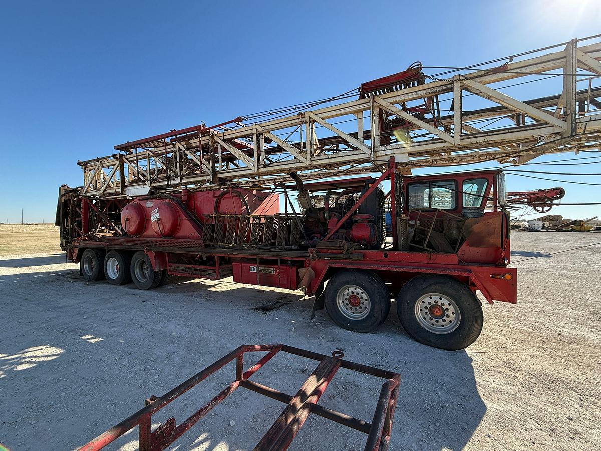 Used 1982 COOPER LTO-550 DD (97’-200K) 5-AXLE WORKING WELL SERVICE RIG PACKAGE LOTS TO INCLUDE 97 - 97F