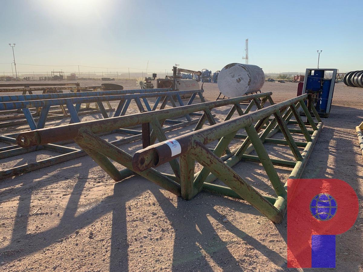 Used (2X$) 30’ X 42” TRIANGLE PIPE RACKS