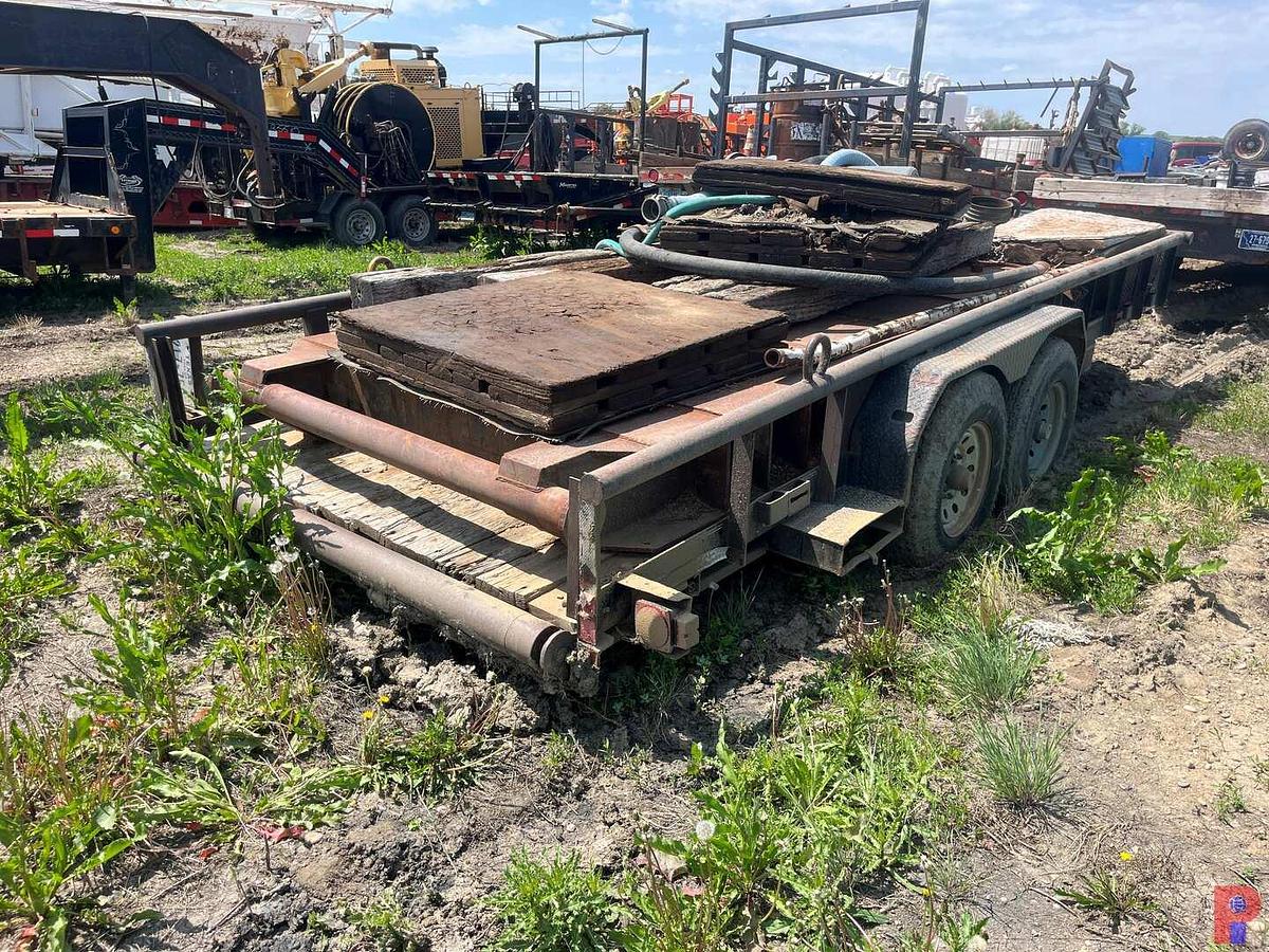 Used 2004 PACESETTER 18’ T/A BP BASE BEAM TRAILER