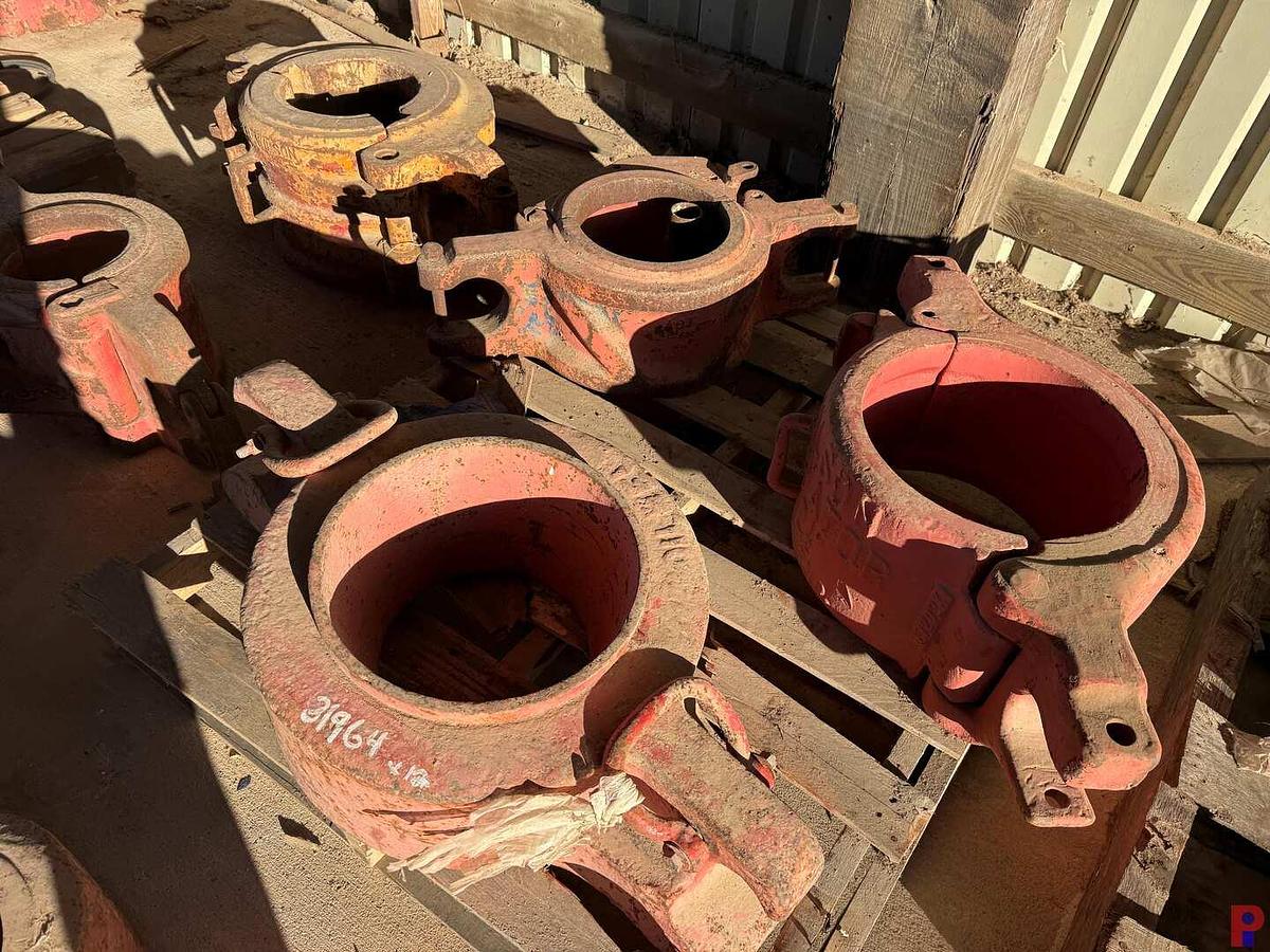 Used (2) PALLETS & FLOOR SECTION OF (12) 50 TON - 150 TON WILSON & AOT SIDE LATCH ELEVATORS