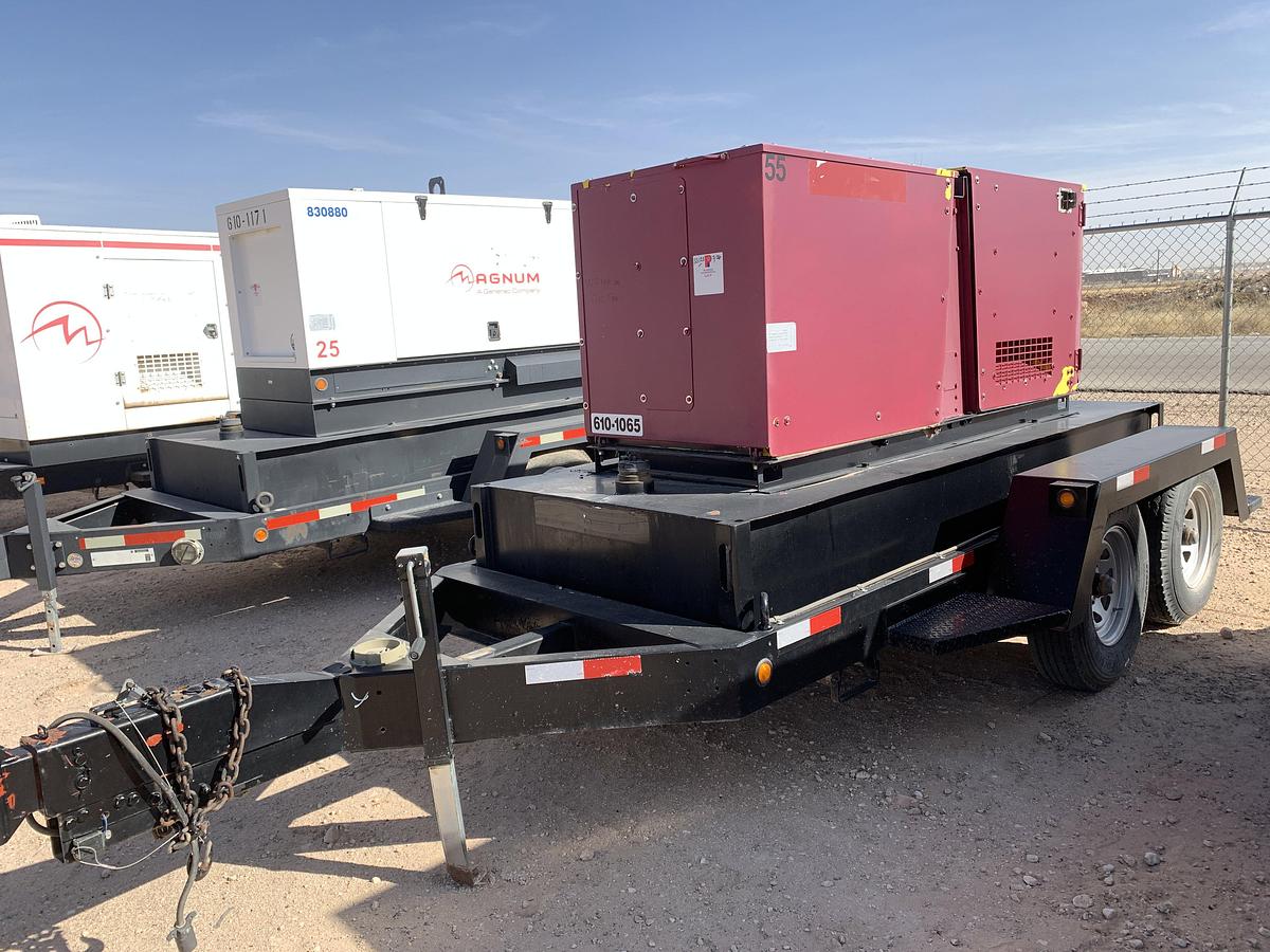 Used 2011 MAGNUM TRAILERS MMG55FH T/A BUMPER PULL 44KW GENERATOR