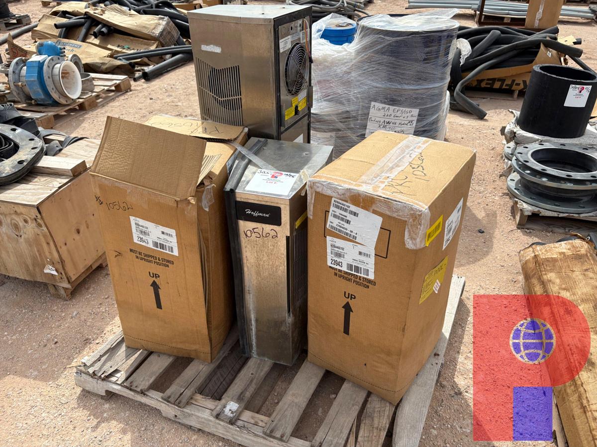 Used (4) UNUSED HOFFMAN/NVENT ELECTRIC ENCLOSURE AIR CONDITIONERS