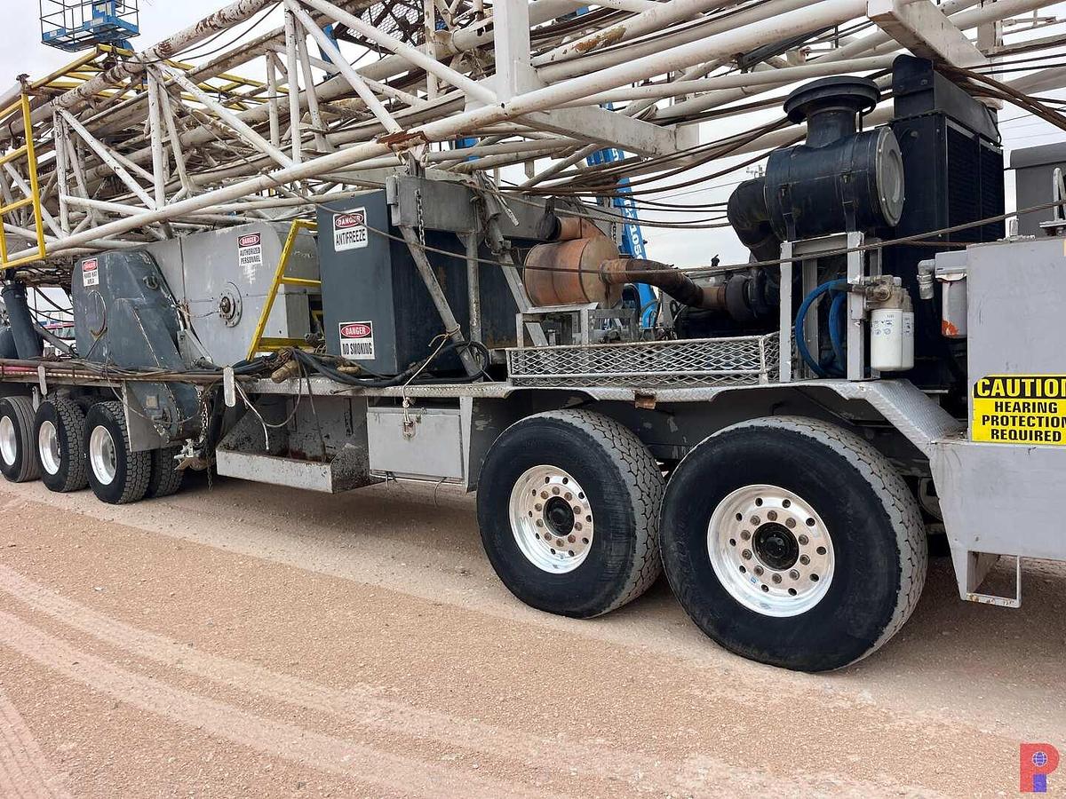 Used FRANKS 1287/160 DD 108’-269K 5-AXLE WELL SERVICE WORKOVER RIG