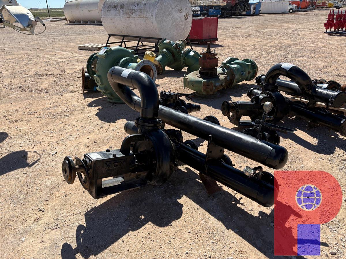 Used MCM 250X SERIES 5X6X11 CENT PUMP W/ 4-STATION INTAKE & DISCHARGE MANIFOLDS