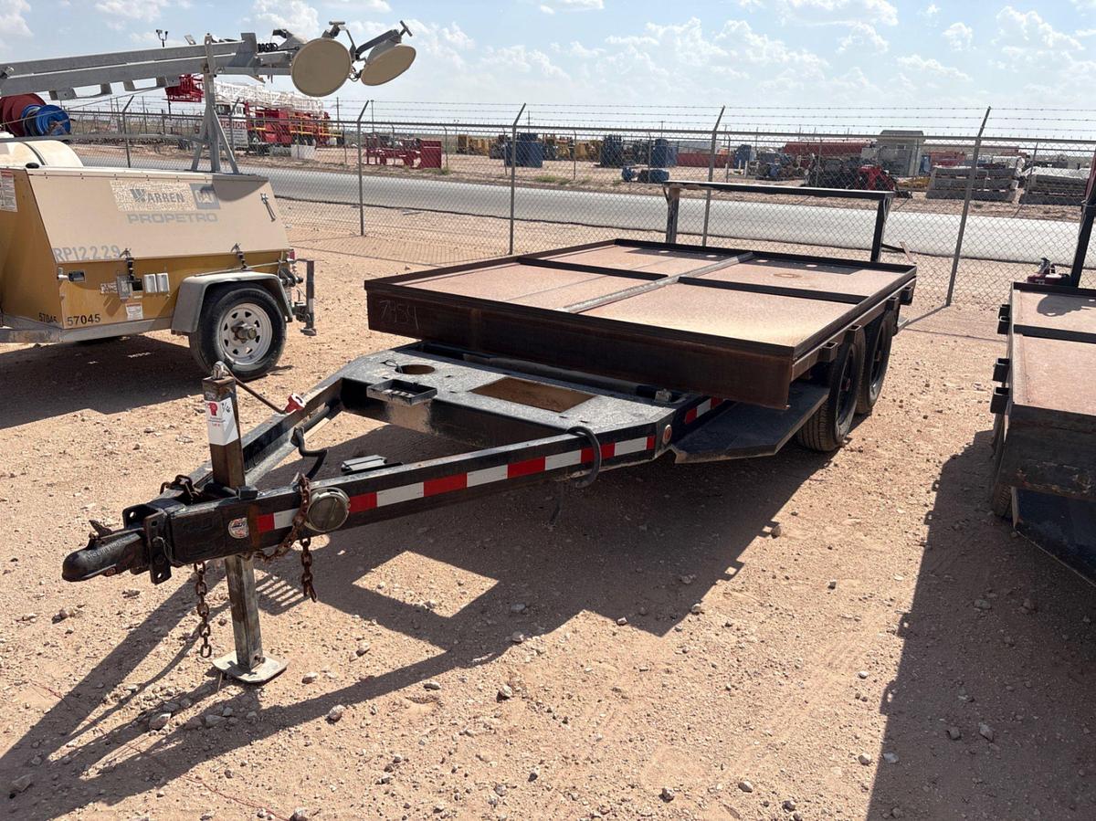 Used 2018 SAGE OIL VAC 12’ X 89” T/A BUMPER PULL TOTE TRANSPORT TRAILER