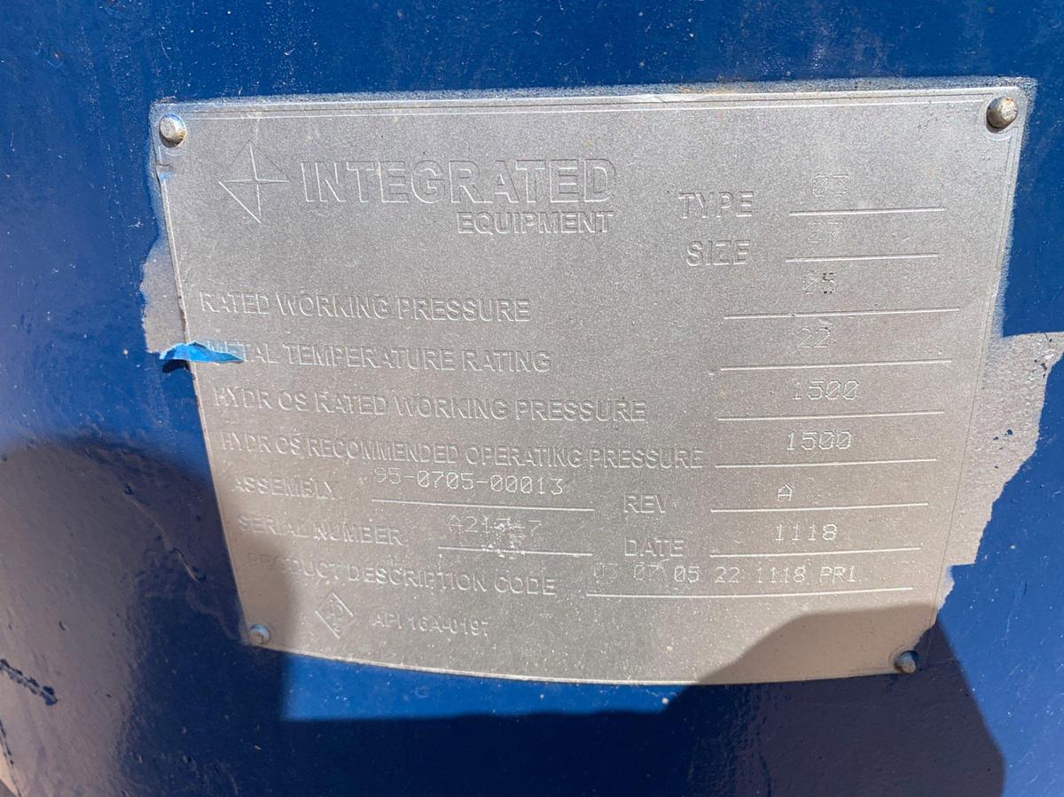 Used Integrated 7-1/16 1,500PSI WP Annular BOP