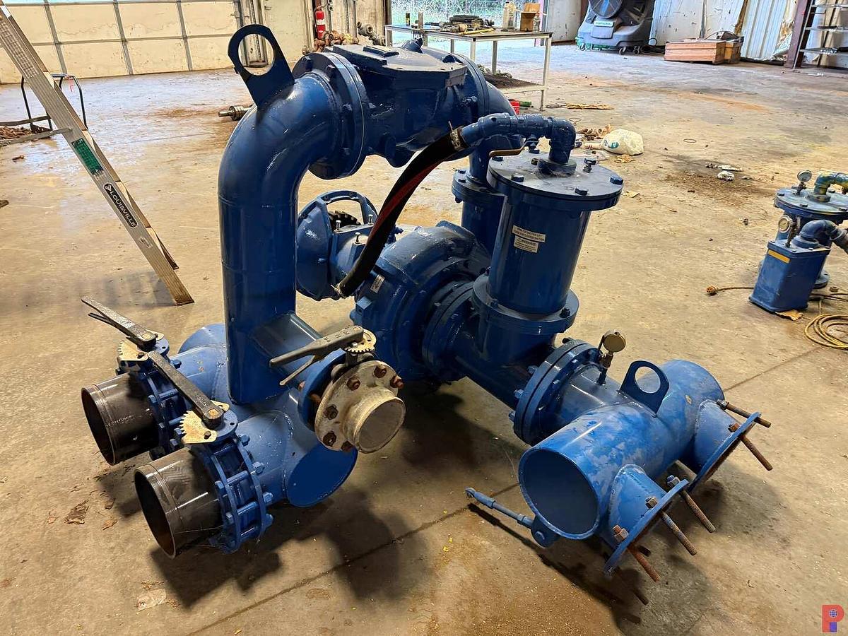Used PIONEER 10” X 8” CENTRIFUGAL PUMP W/ 8” MANIFOLD & VALVES