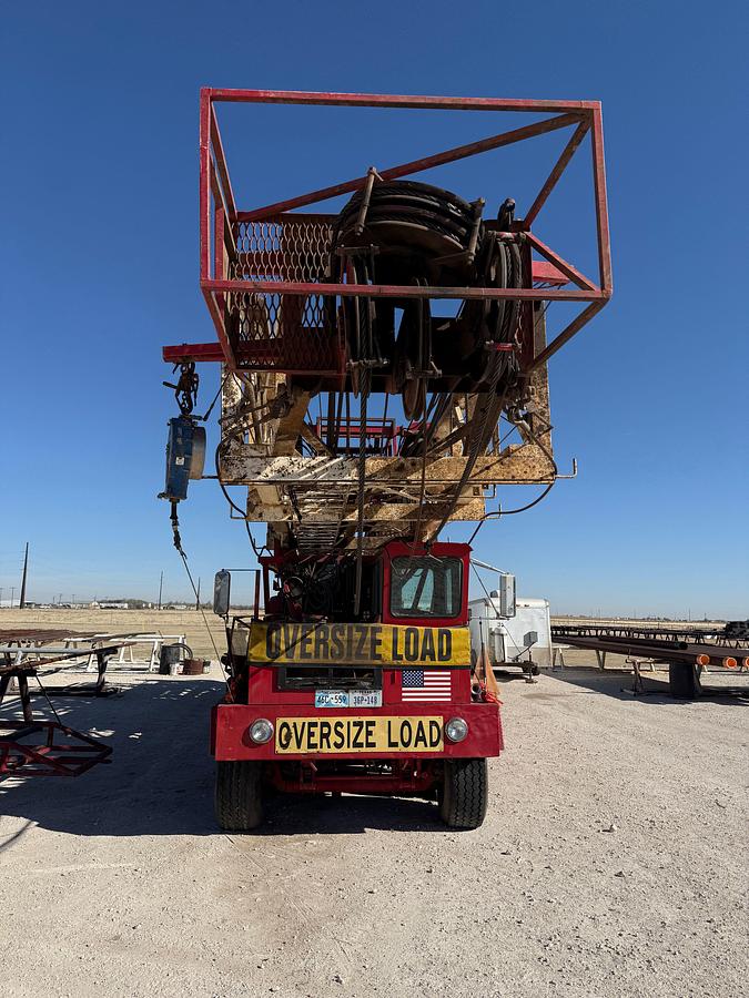 Used 1982 COOPER LTO-550 DD (97’-200K) 5-AXLE WORKING WELL SERVICE RIG PACKAGE LOTS TO INCLUDE 97 - 97F