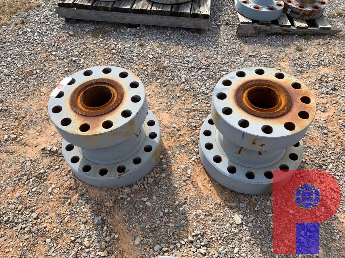 Used (7) 5-1/8” TO 7-1/16” 10K TO 15K SPACER SPOOLS (3) W/ WECO FLANGES