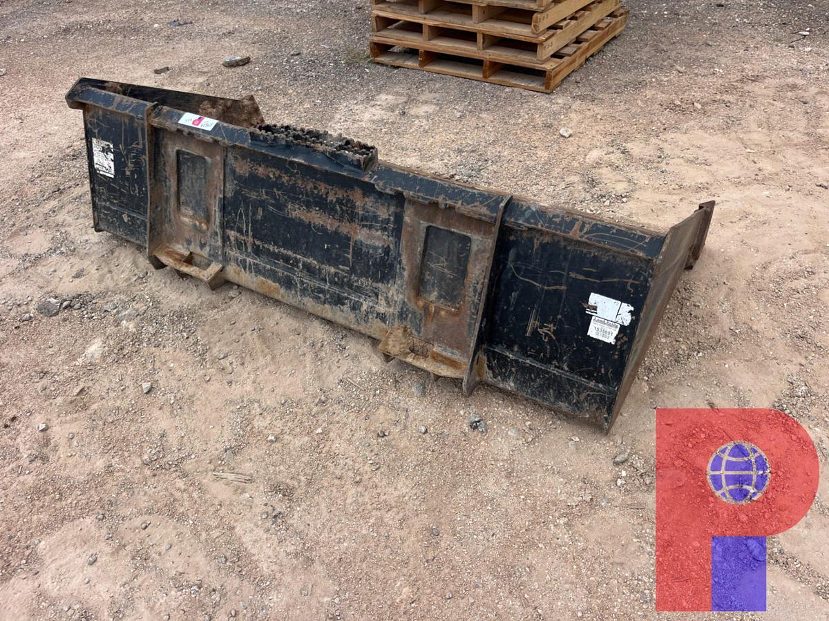 Used 74” LAND PRIDE SKID STEER BUCKET ATTACHMENT