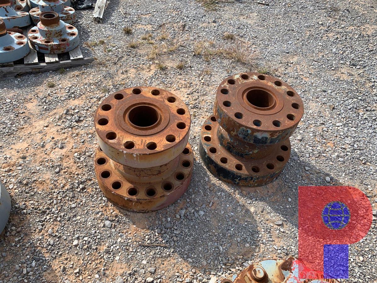 Used (7) 5-1/8” TO 7-1/16” 10K TO 15K SPACER SPOOLS (3) W/ WECO FLANGES