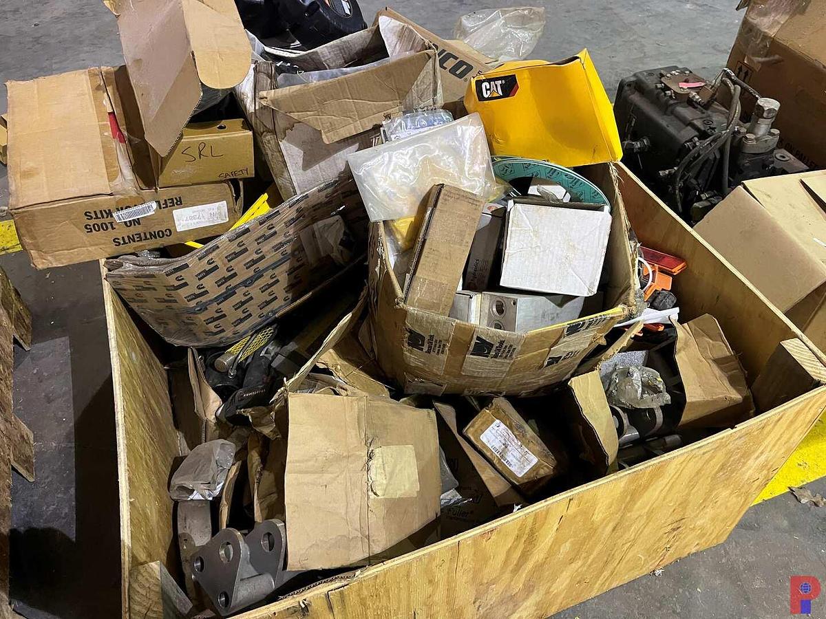 Used CRATE W/ MISC. OILFIELD RELATED PARTS AND SUPPLIES