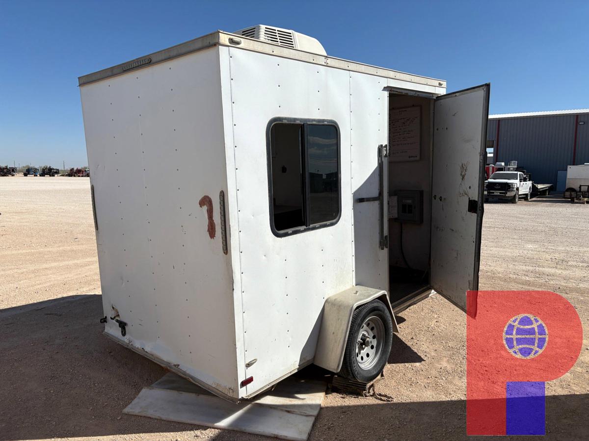 Used 2019 LARK UNITED 10’ X 6’ S/A BUMPER PULL MOBILE OFFICE TRAILER