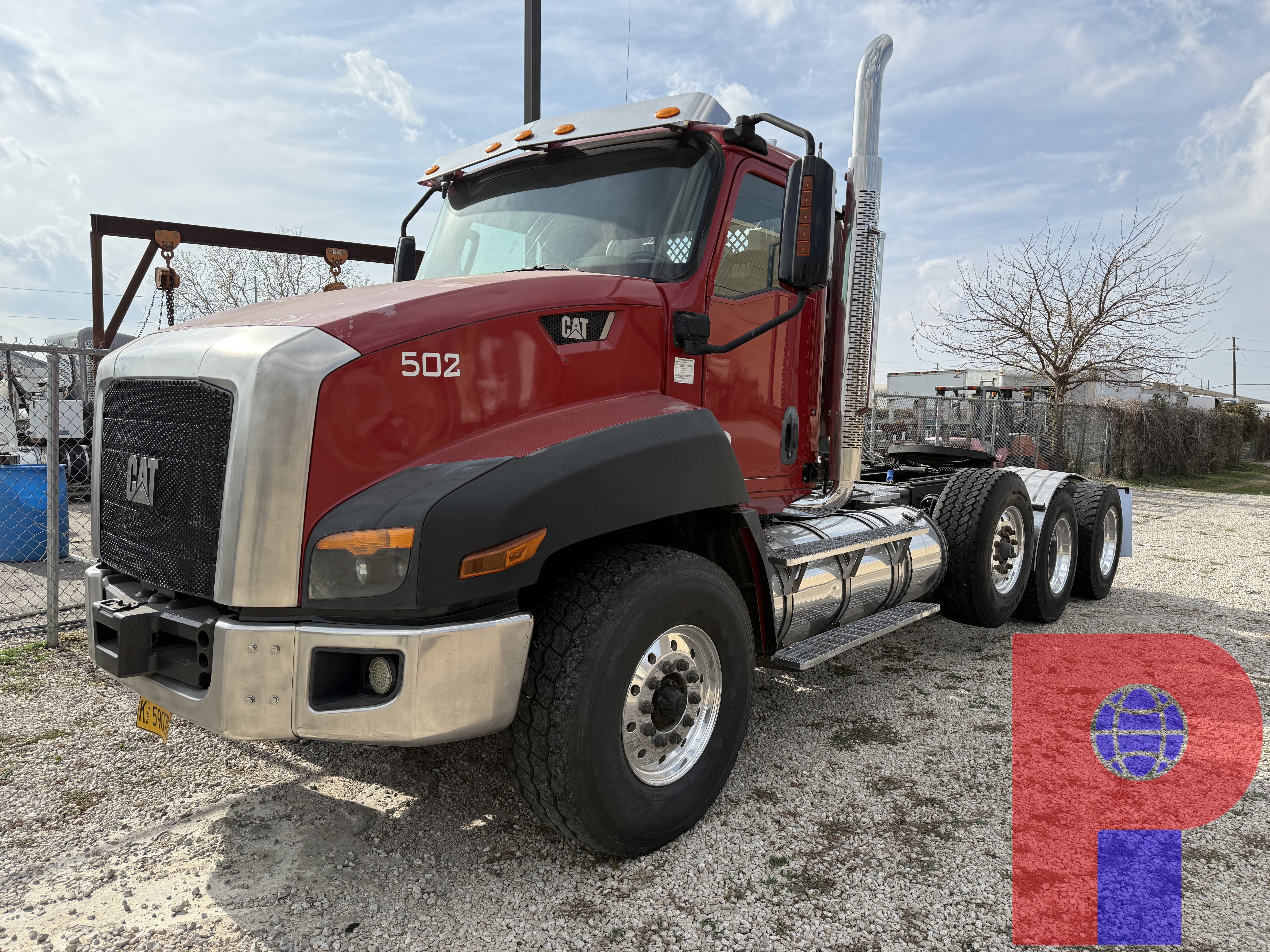Used 2012 CATERPILLAR CT660S TRI AXLE DAY CAB TRUCK