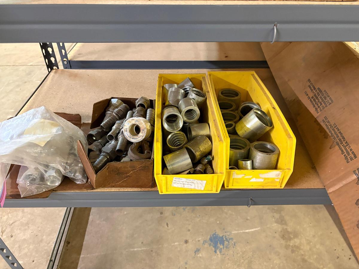 Used (2) 4’ x 2’ x 70” shelving units w/ contents
