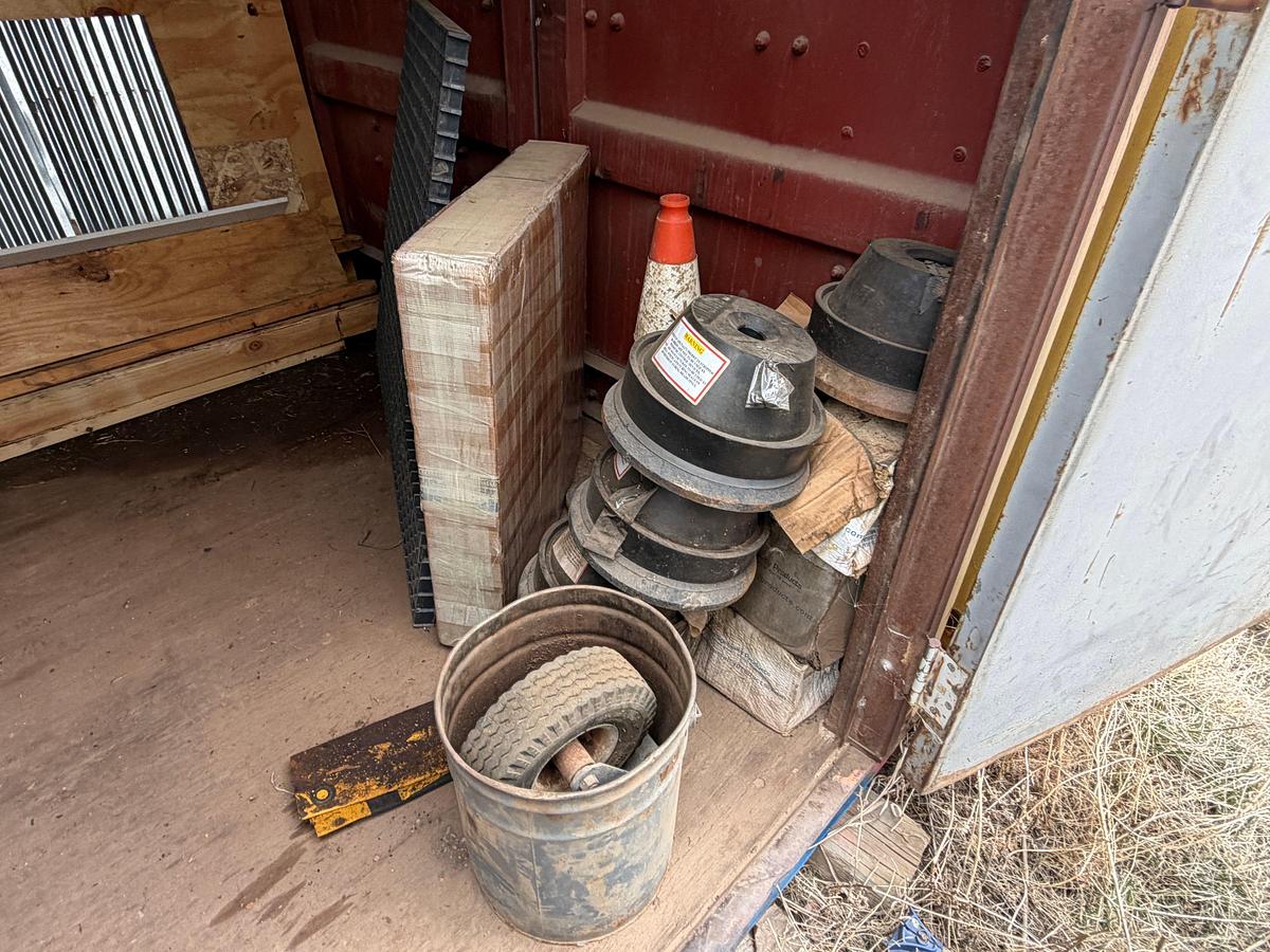 Used 20' SEA CONTAINER WITH CONTENTS