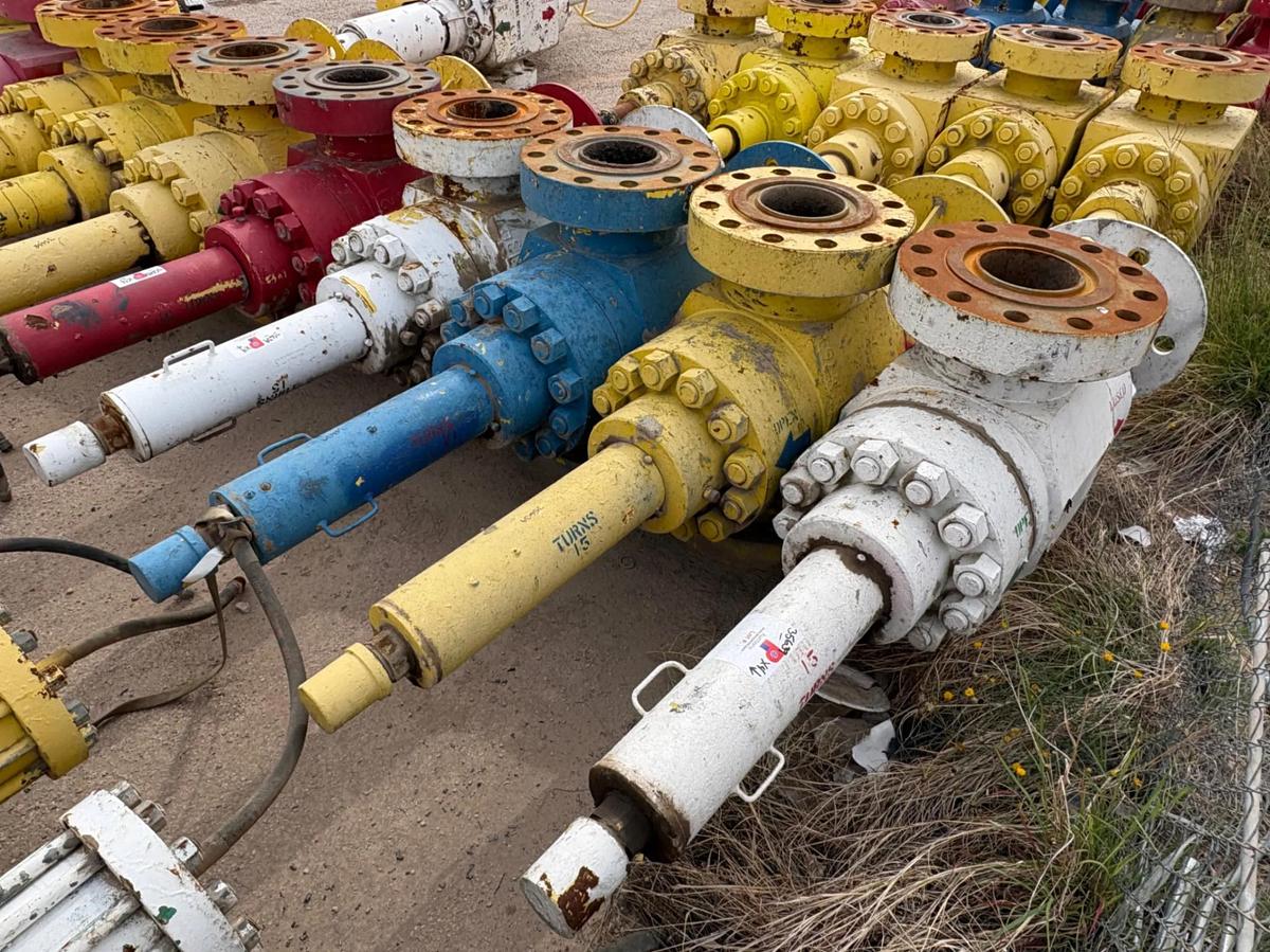 Used (4x$) (4) 7-1/16” frac valves
