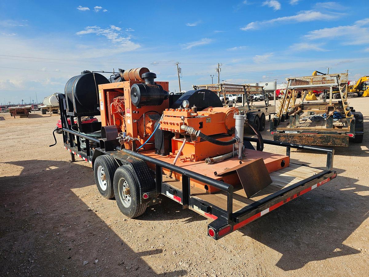 Used NLB CORP. 10,000PSI HYDROSTATIC TEST TRAILER