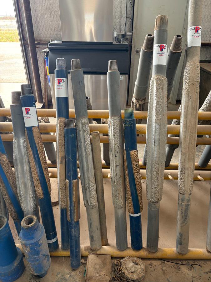 Used (6x$) assorted string mills, 3-7/8”OD to 5-5/8”OD